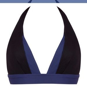Le Slip Francais Bikini - Sz 36 Black & Navy